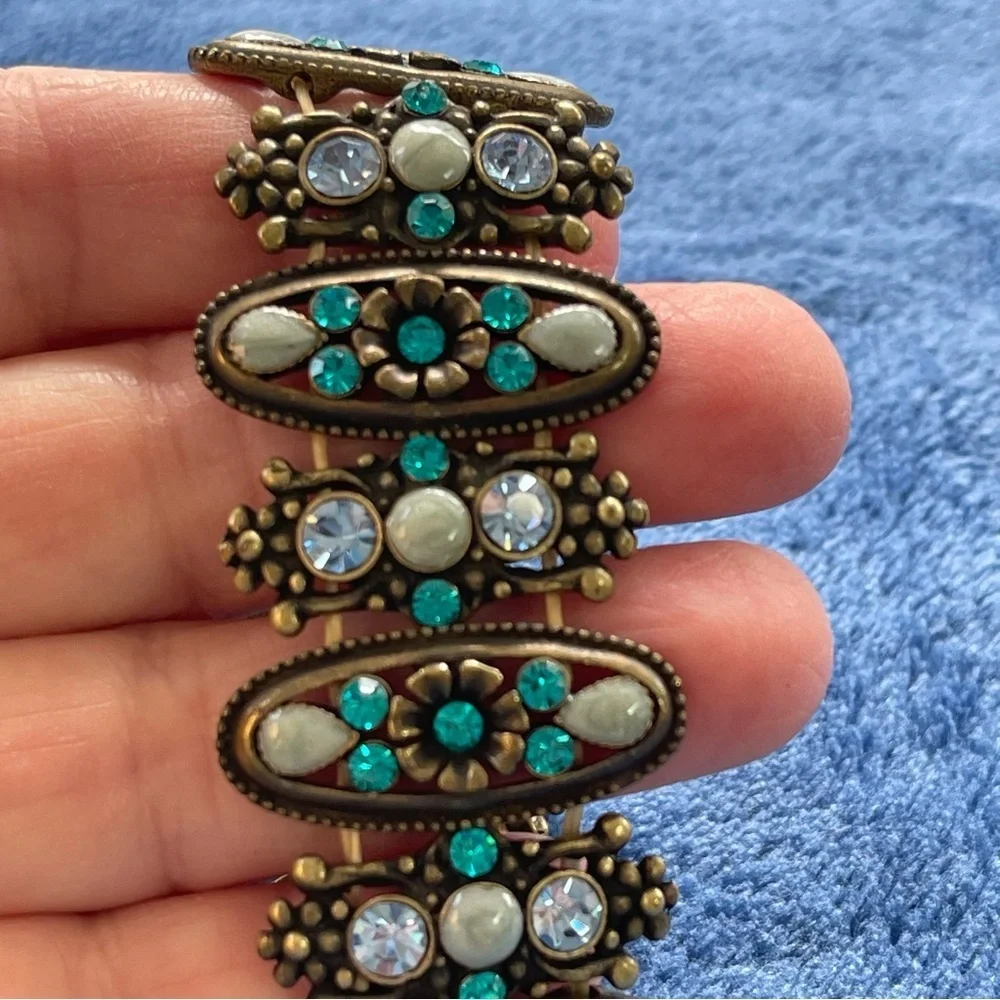 Vintage Jeweled Stretch Bracelet